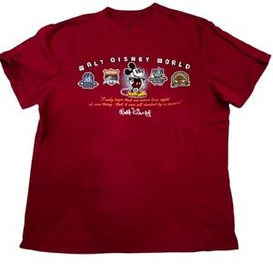 Disney Parks 100% Cotton Embroidered Walt Disney World Men's/Women’s Tee